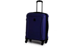 Duralition 4 Wheel Hard Shell Small Suitcase - Blue